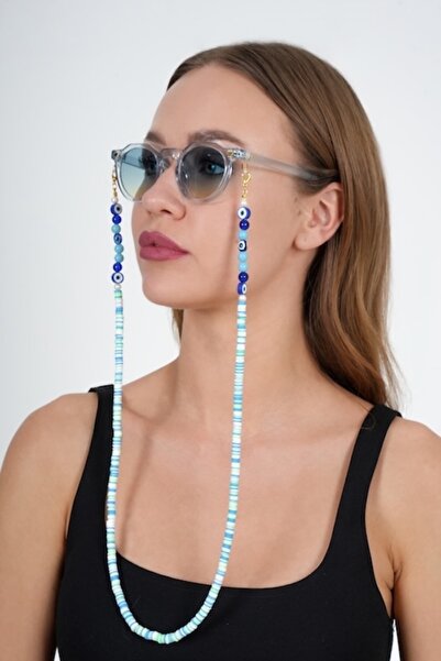 JULIANO Fimo Colorful Evil Eye Beaded Glasses Chain - Necklace - Bracelet