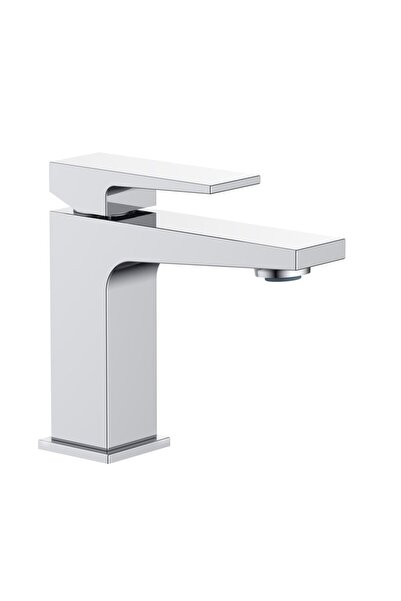 HESANIT صنبور حوض حمام إنفينيتي بمقبض واحد مع مخرج تصريف من الكروم