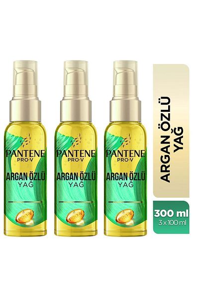 Pantene 100 ml X 3 Natural Synthesis Argan Oil Elixir