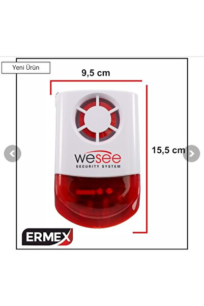 siren Ws-W3 Alarm Uyumlu kablosuz siren