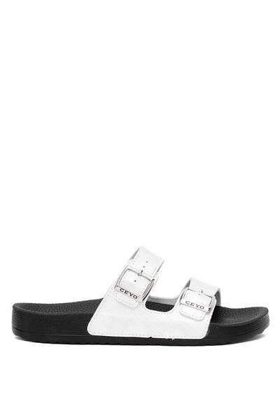 Ceyo Bahama-18 Orthopedic Double Buckle Women's Slippers