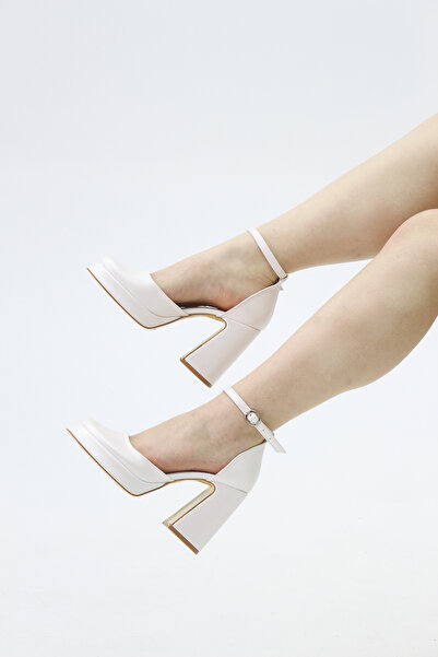 Genel Markalar CİLT ARKA VE YÜZÜ KAPALI PLATFORM AYAKKABI 10CM