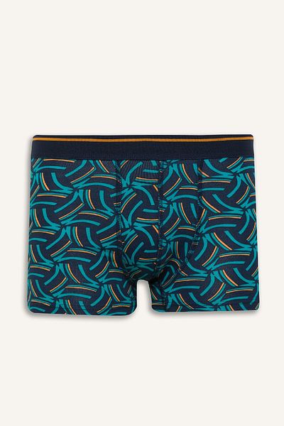 DeFacto Regular Fit Printed Boxer 3 συσκευασιών B0495ax25sp