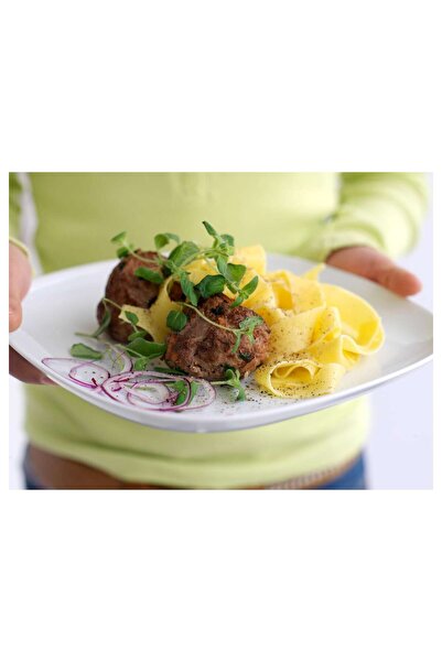 IKEA VÄRDERA Plate, white, 25 x 25 cm