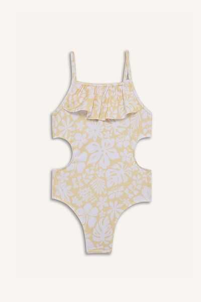 DeFacto Girl's Floral Swimsuit E3540A825Hs