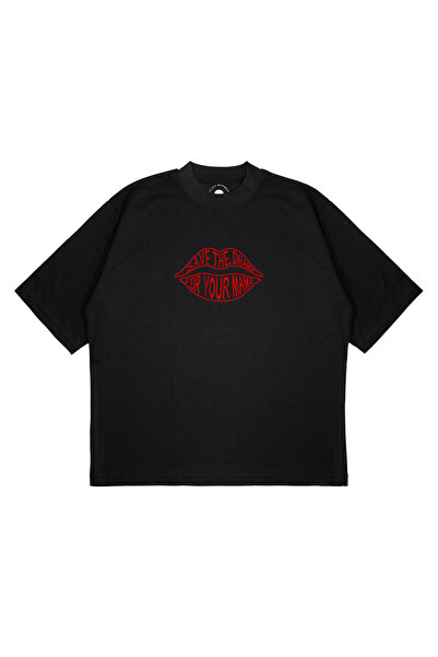 TRAGEDY Unisex Oversize Save Your Drama for Your Mama Printed Boxy Fit Thick ...