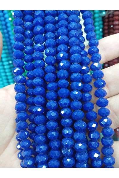 Ralp Moda 8mm Facet Cut Crystal Beads Bags and Jewelry Making 10 Strands Avg. 625-640 Pieces