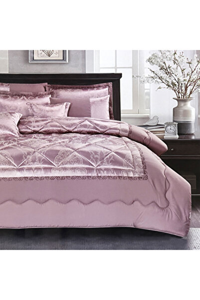 Generic Jacquard 8Pcs Comforter Set, King Size Wedding Set Size 240 X 260 Cm