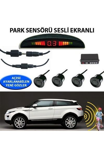 Nettedarikçisi Turkish Speaking Parking Sensor with Screen Black Sensor Bosse Forza Series