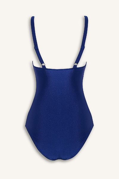 DeFacto Regular Fit Draped Swimsuit-Fall in Love Z4657Az25Sm