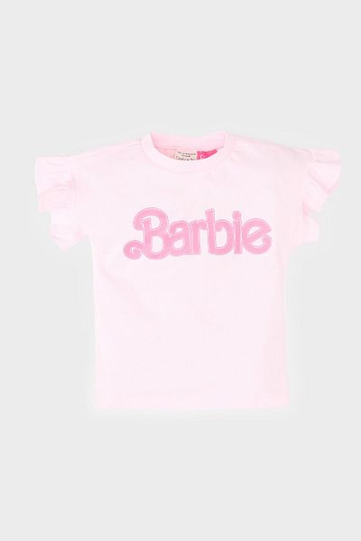 DeFacto Κοριτσάκι Barbie Crew Neck κοντομάνικο T-shirt E4863a525sm