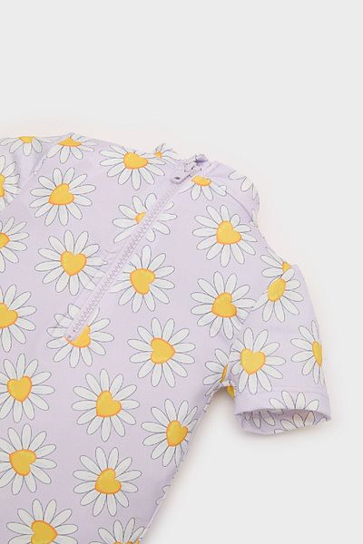 DeFacto Baby Girl Floral Patterned Swimsuit
