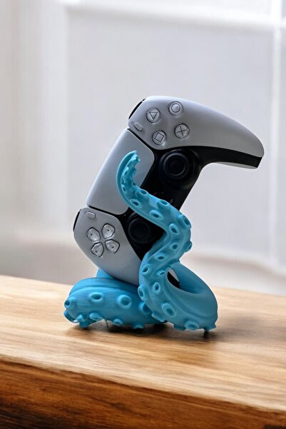 Valyria Ps4/ps5 Uyumlu Konsol Standı Kol Tutucu Stand Joystick Standı 3d Bask...