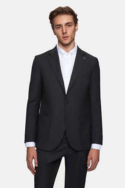 Tween Slim Fit Siyah Düz Takim Elbise