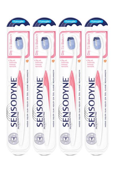 Sensodyne Soft Toothbrush - 4 Pieces Gum Care
