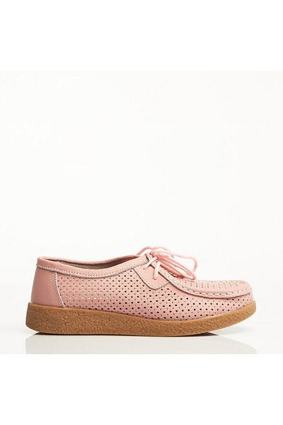 Joana Women's Loafers Natural Leather Pink Jyana