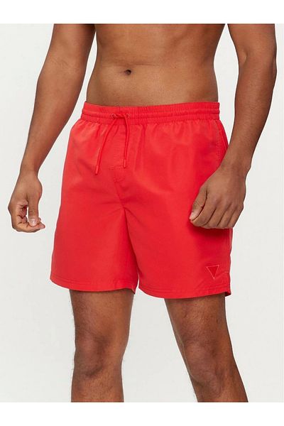 Guess Swimtrunk Basic Medium Men's Red Swimsuit F4Gt01Wg282-G5Q4