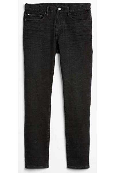 GAP V-Slim GapFlex Taper Washwell ™ Slim Jean Pants Skinny Fit Ανδρικό τζιν παντελόνι ΜΑΥΡΟ