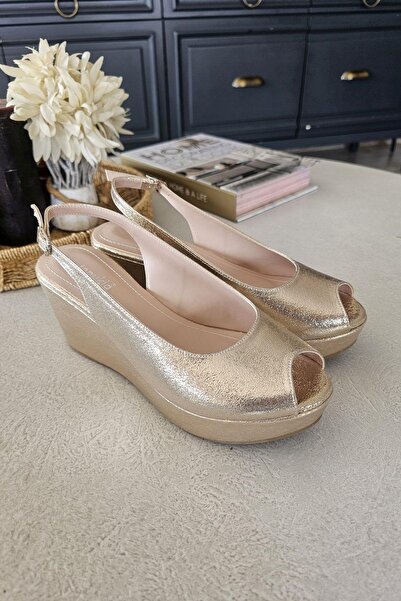 Topukla Footwear 036 3241 Topukla Kadın Dolgu Topuklu Abiye Ayakkabı