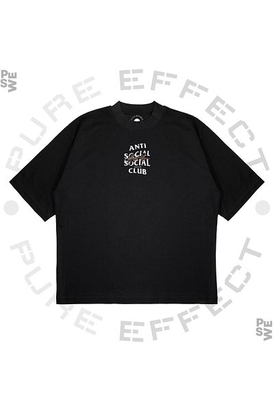 TRAGEDY Μπλουζάκι Unisex Oversize Anti Social Social Club Utopia με στάμπα Boxy Fit από χοντρό ύφασμα