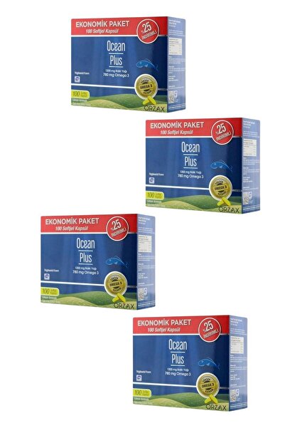 Ocean Plus 1200 mg 50+50 Softjel - 1 Alana 1 Bedava 4 Adet