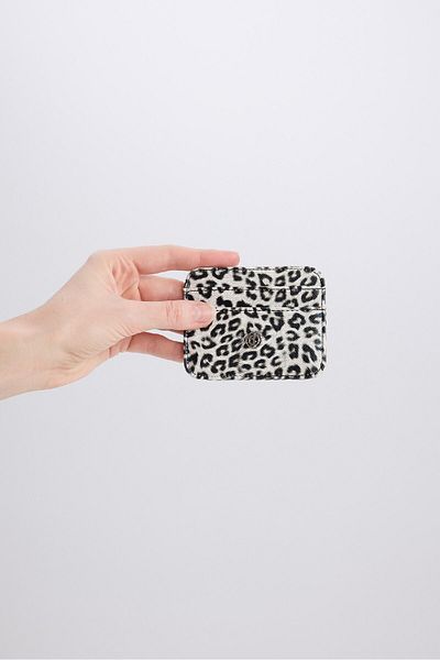 DeFacto Suport pentru carduri din piele artificială cu model leopard pentru femei E2254AXNS