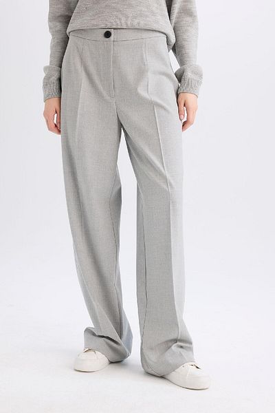 DeFacto Wide Leg High Waist Standard Length Pants C6402Ax25Sp