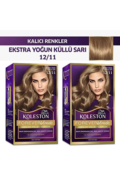 Wella Koleston Kit 12/11 Yoğun Küllü Sarı x2 Adet