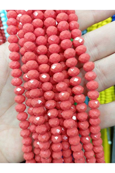 Ralp Moda 8mm Facet Cut Crystal Beads Bags and Jewelry Making 10 Strands Avg. 625-640 Pieces