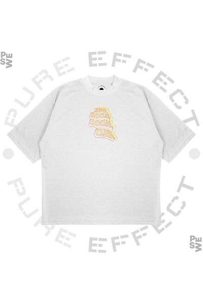 TRAGEDY Unisex Oversize Anti Social Social Club Μπλουζάκι με διπλό εμπριμέ Boxy Fit Χοντρό ύφασμα