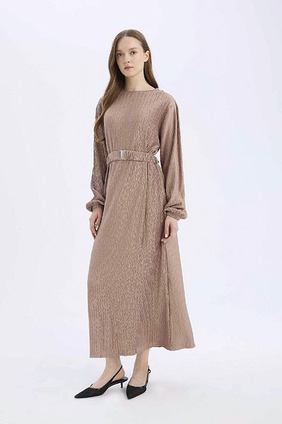 DeFacto Μακρυμάνικο μάξι φόρεμα Hijab Regular Fit E1952ax25sp