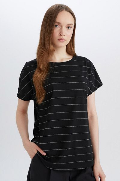 DeFacto Crew Neck Short Sleeve T-Shirt E6075Ax25Sp