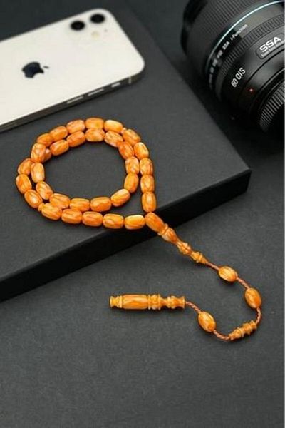 dergah tesbih New Galalith Mandarin Rosary - Master Workmanship