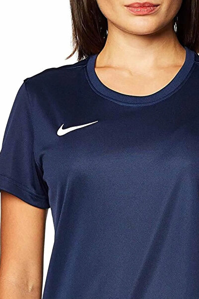 Nike Καθημερινό Γυναικείο Αθλητικό T-Shirt Navy Blue