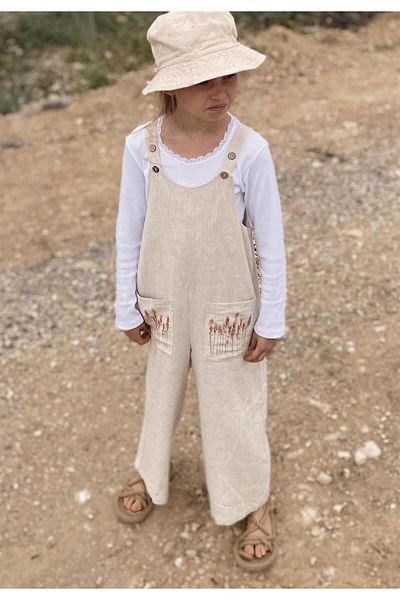 Cigit Λευκά είδη Salopet Long Pocket 2-7 Years Natural