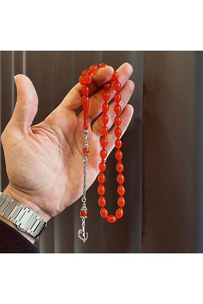 dergah tesbih Dice Color Clamping Amber Prayer Beads