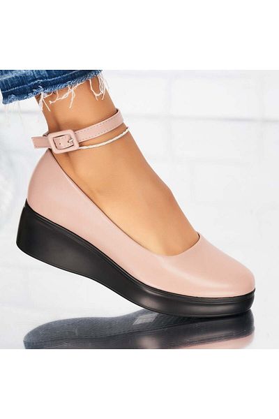 Joana Tamara Women's Casual Nude Shoes Made of Eco-Leather