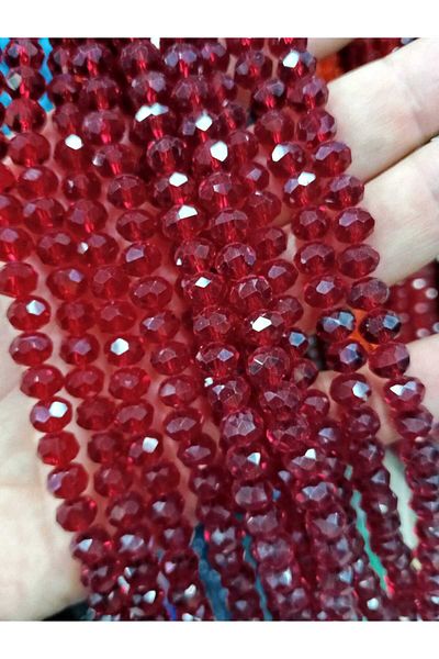 Ralp Moda 8mm Facet Cut Crystal Beads Bags and Jewelry Making 10 Strands Avg. 625-640 Pieces