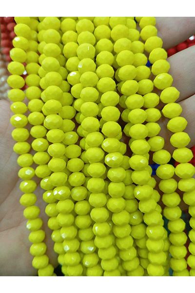 Ralp Moda 8mm Facet Cut Crystal Beads Bags and Jewelry Making 10 Strands Avg. 625-640 Pieces