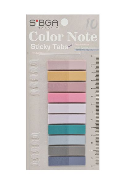 sibga tasarım Transparent Color Bookmark, Sticker Note Paper 200 Sheets