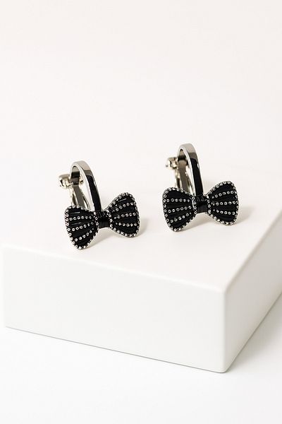 MakeWell Non-Perforated Earrings Decompressing Butterfly Heart Bow Rainbow Design Decompressing Earrings for Children
