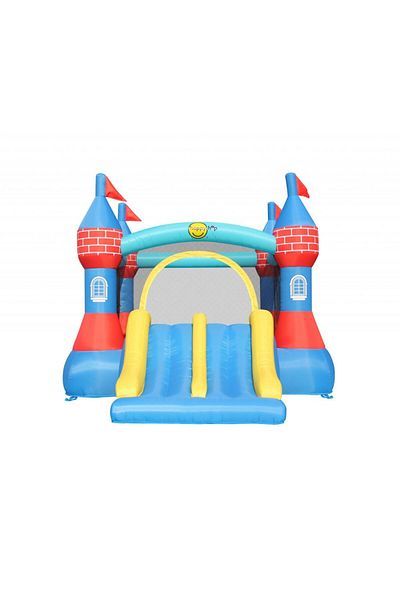 Happy Hop Inflatable castle mattress with double slide