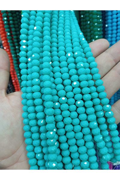 Ralp Moda 8mm Facet Cut Crystal Beads Bags and Jewelry Making 10 Strands Avg. 625-640 Pieces