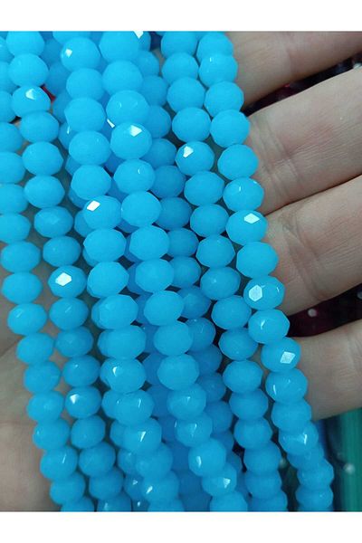 Ralp Moda 8mm Facet Cut Crystal Beads Bags and Jewelry Making 10 Strands Avg. 625-640 Pieces
