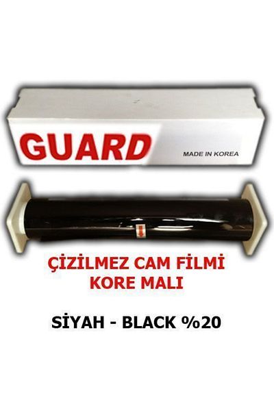 BOSSE Black Window Film - Anti-Scratch, 20% Guard, 50cm * 60m