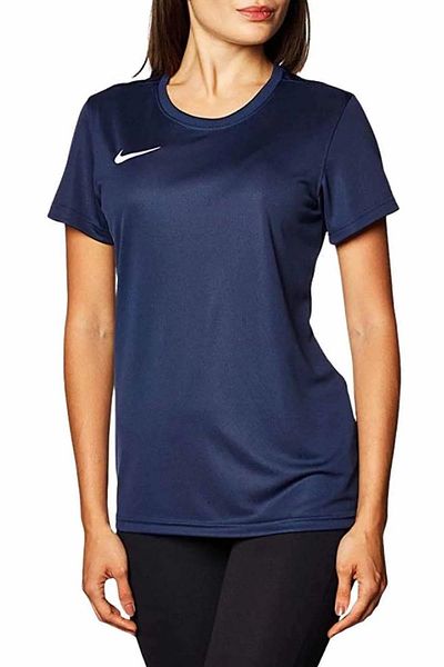 Nike Casual Women's Sports T-Shirt Navy Blue