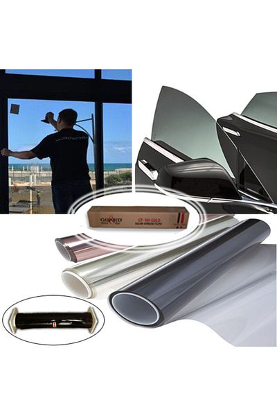 BOSSE Black Window Film - Anti-Scratch, 20% Guard, 50cm * 60m
