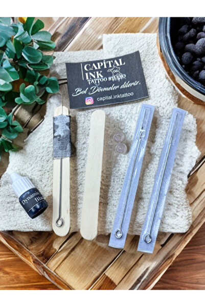 bgmtattoo Handpoke Mini Tattoo Kalıcı Dövme Yapım Kiti