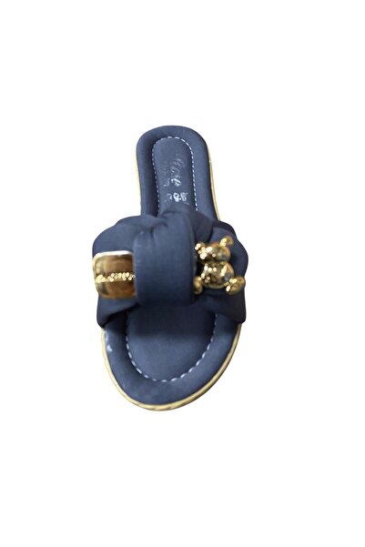 Rose Жіночі текстильні тапочки з ремінцем