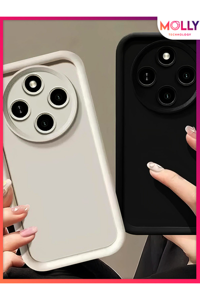 Molly Beige Edges Thick Pan Silicone Case For Xiaomi Redmi 14C